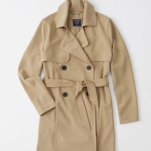 A&F Drapey Trench Coat